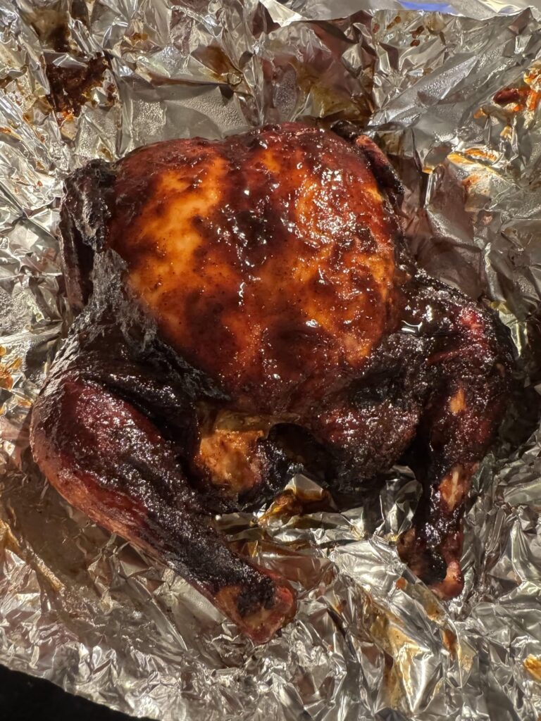 Smoked BBQ chicken