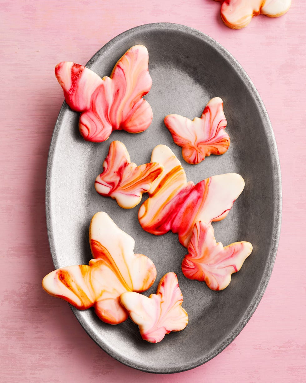 butterfly sugar mothers day cookies