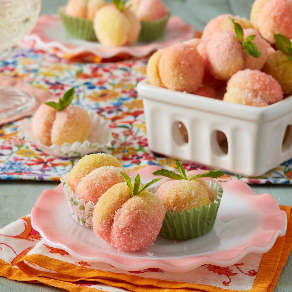 italian peach mothers day cookies