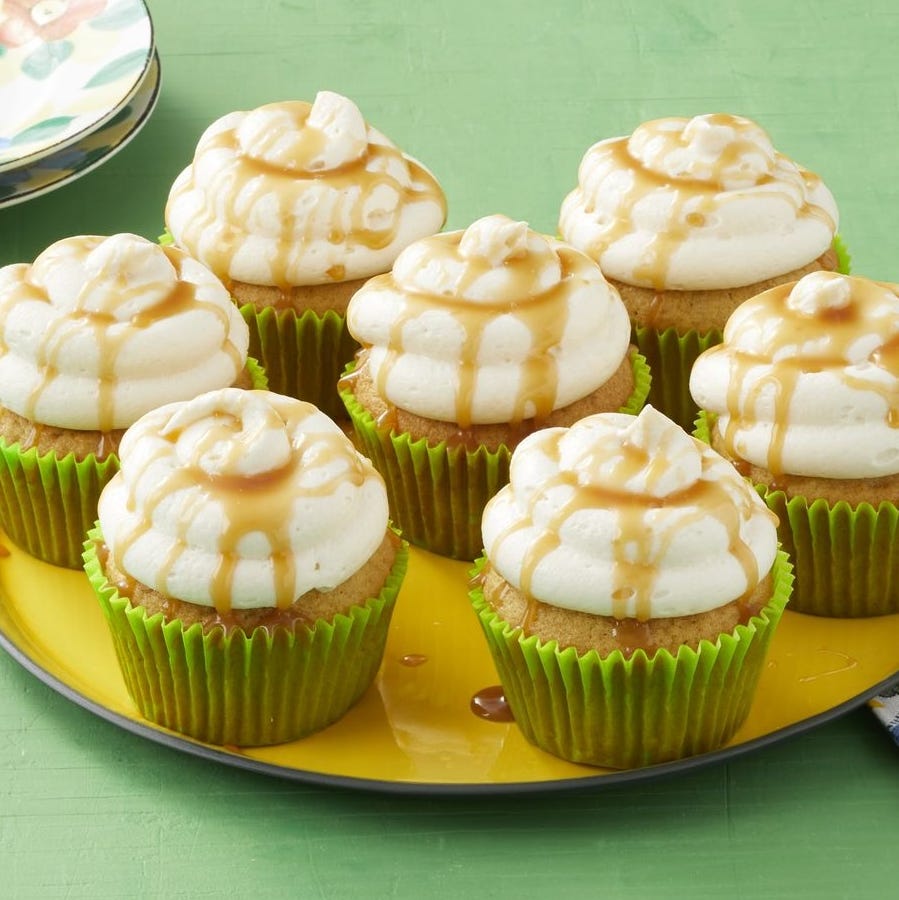 caramel apple mothers day cupcakes