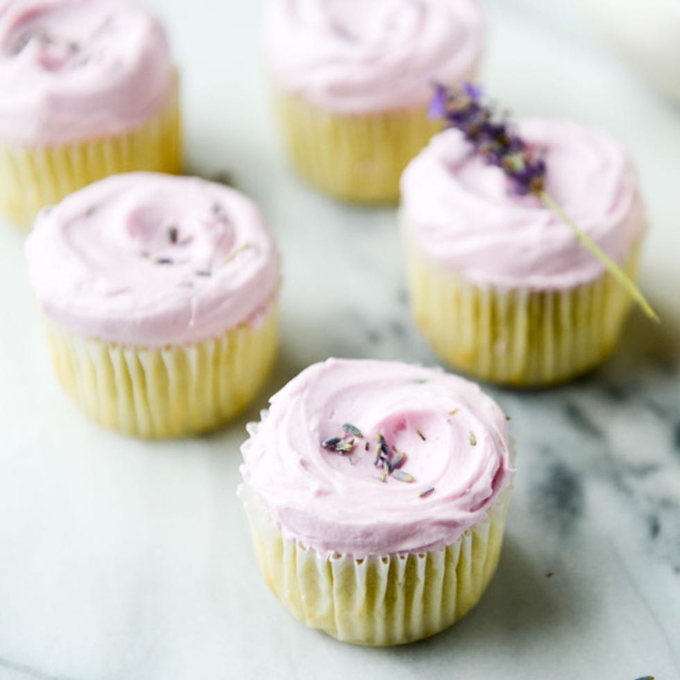 lemon with lavender mothers day cupcakes