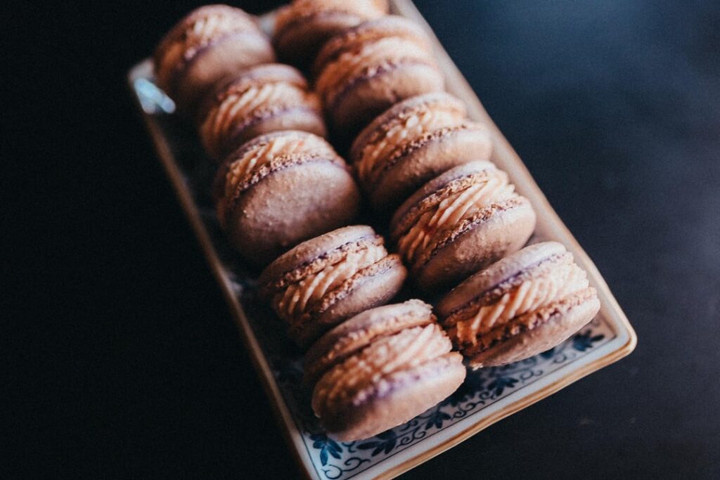 First timer- vanilla bean & strawberry buttercream.
