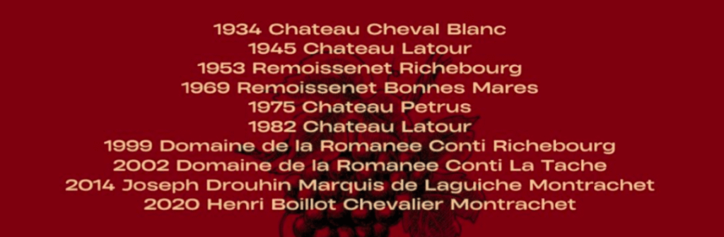 Are some of these wines 'once in a lifetime?'