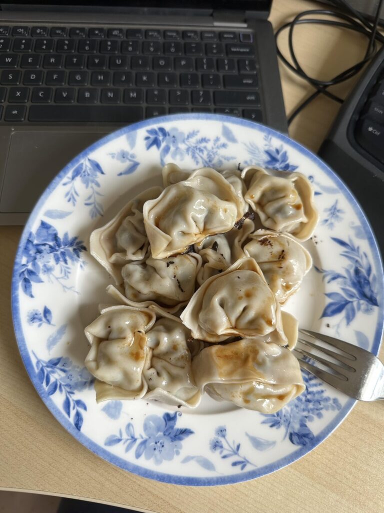 Pork and chive dumplings