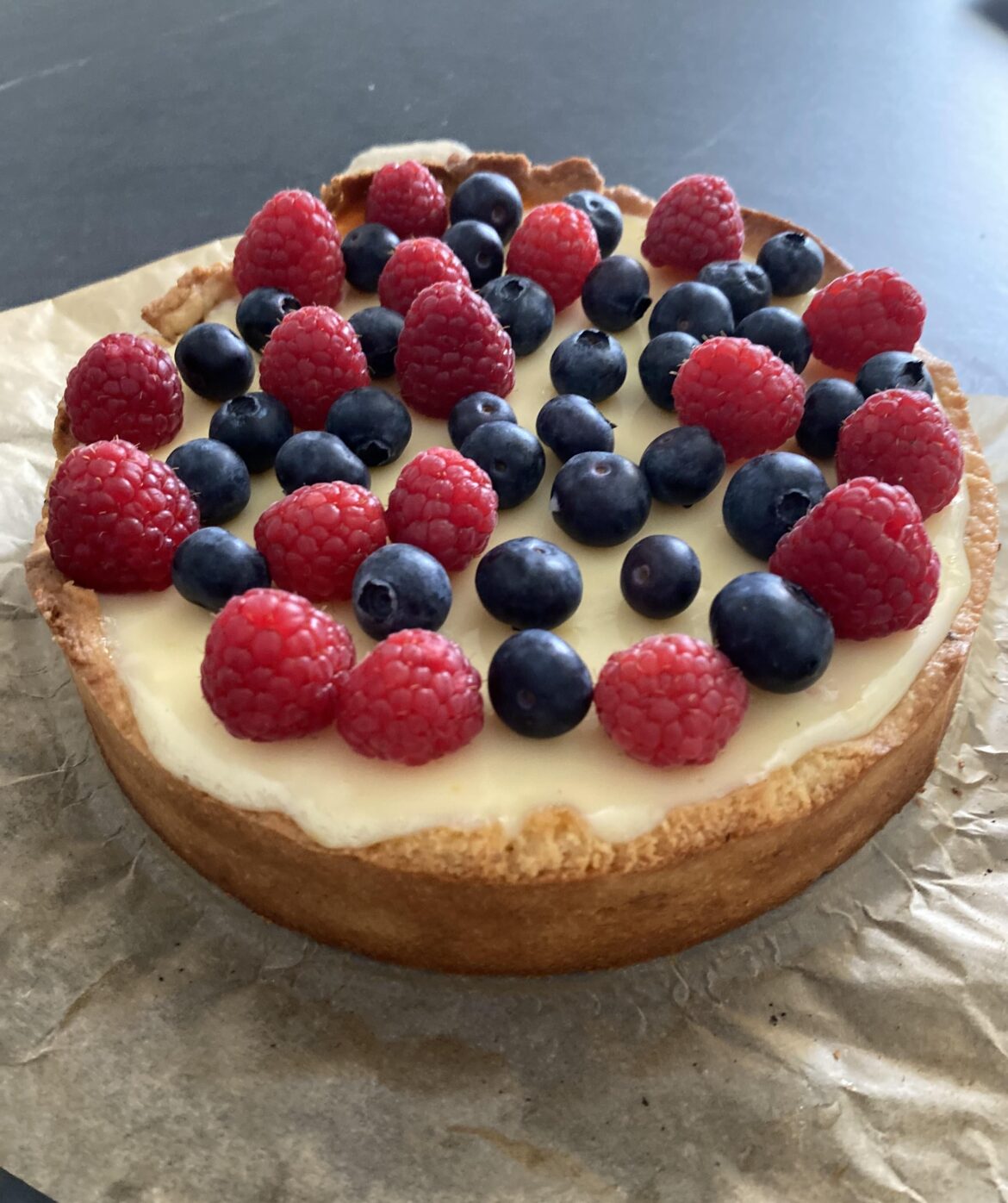 Lemon Tart with Condensed Milk