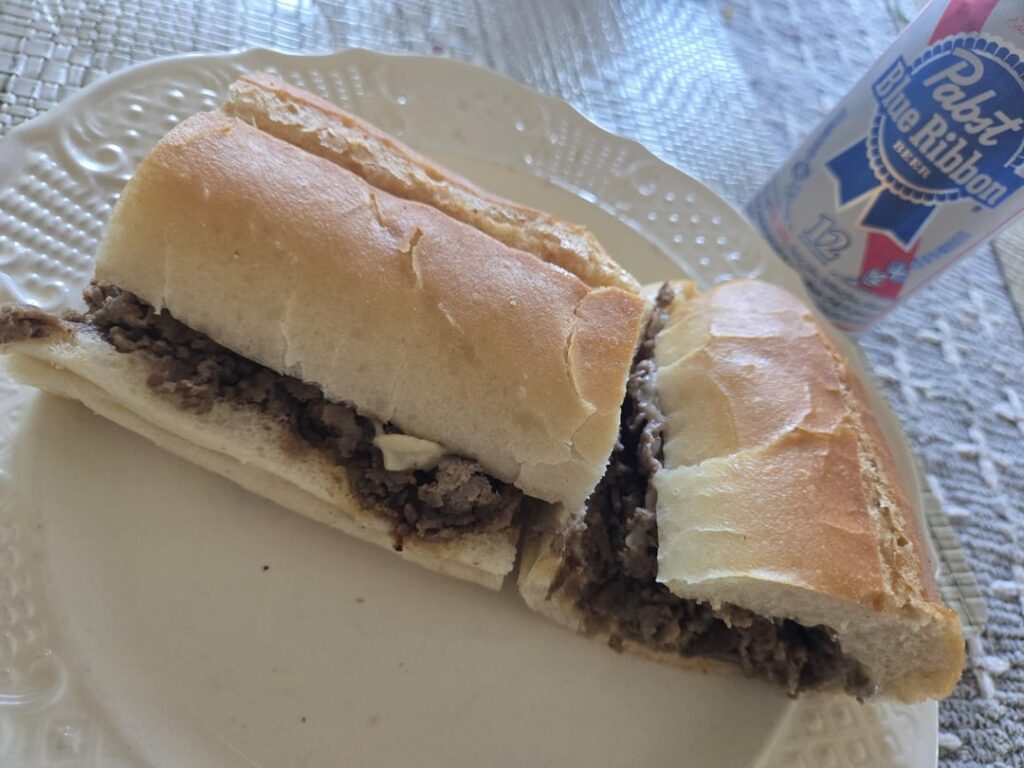 Got a cheese steak from the local "grateful deli"