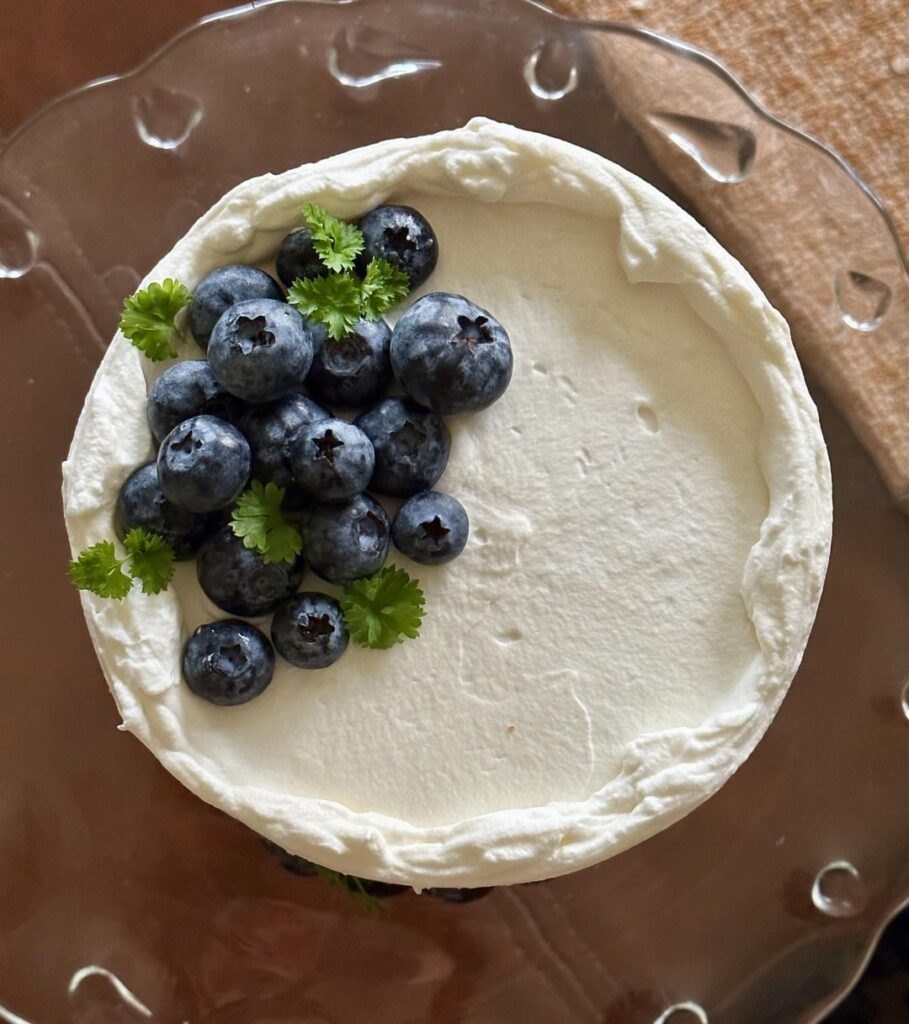 Made a big fat Blueberry Cake for fun