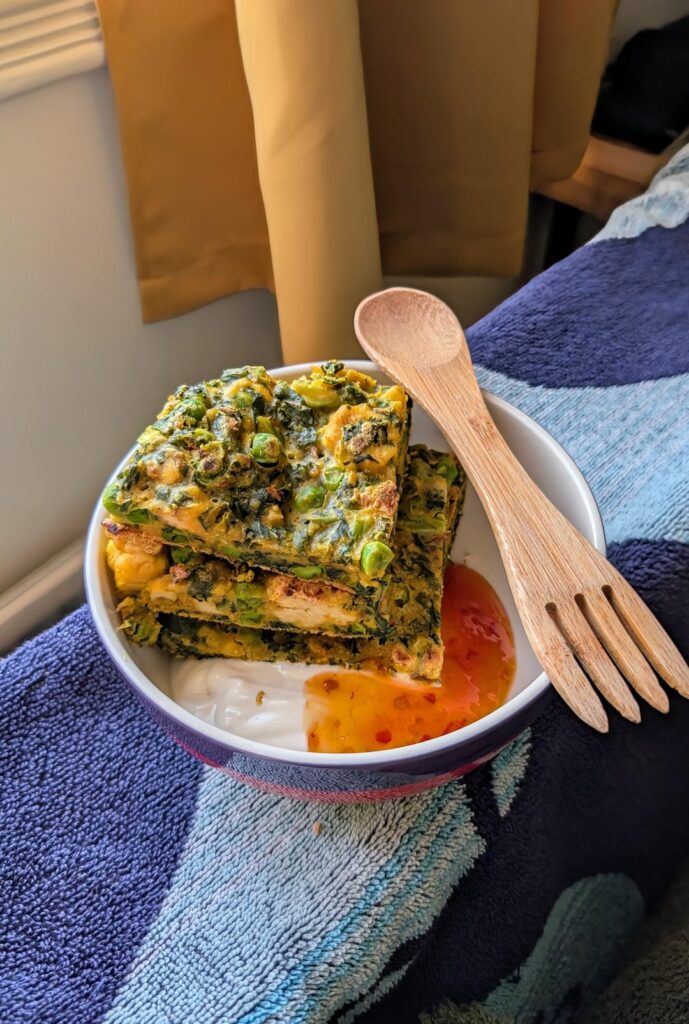 Chickpea flour pancake