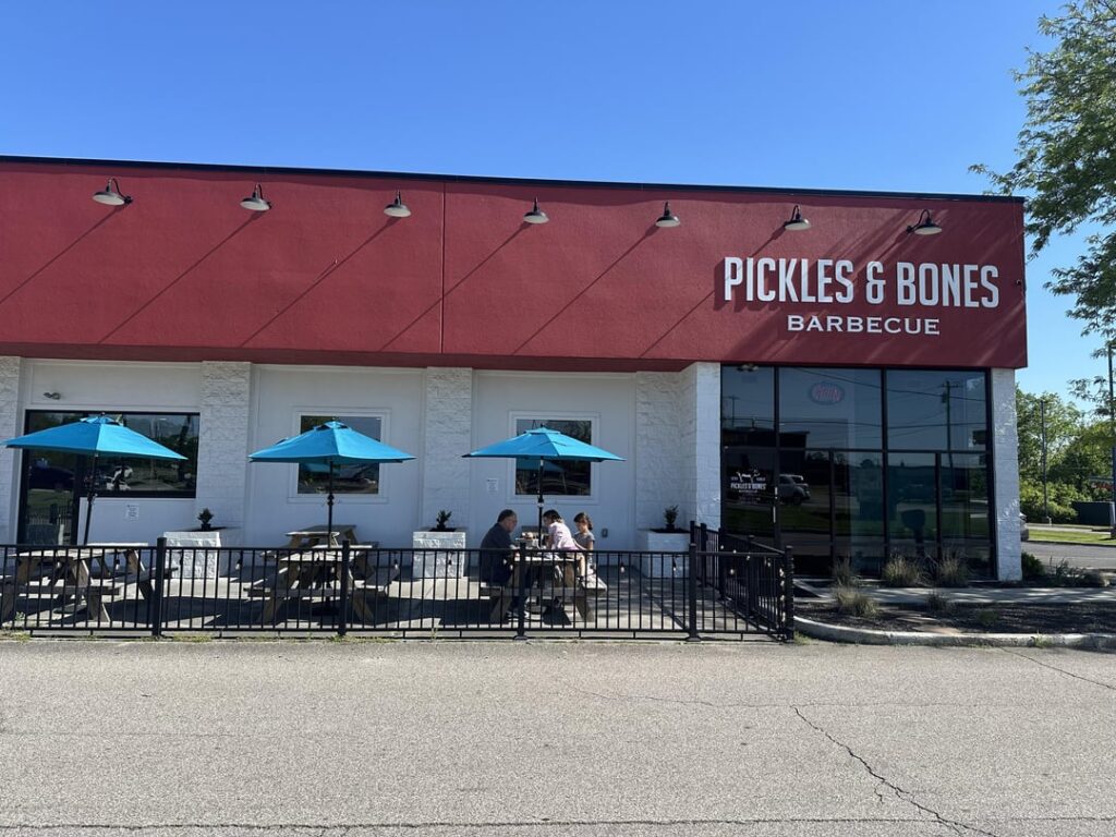 Local bbq joint Pickle & Bones