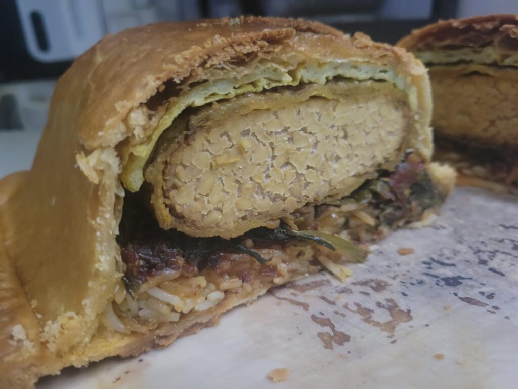 Tempeh wellington. This was revealed to me in my dream