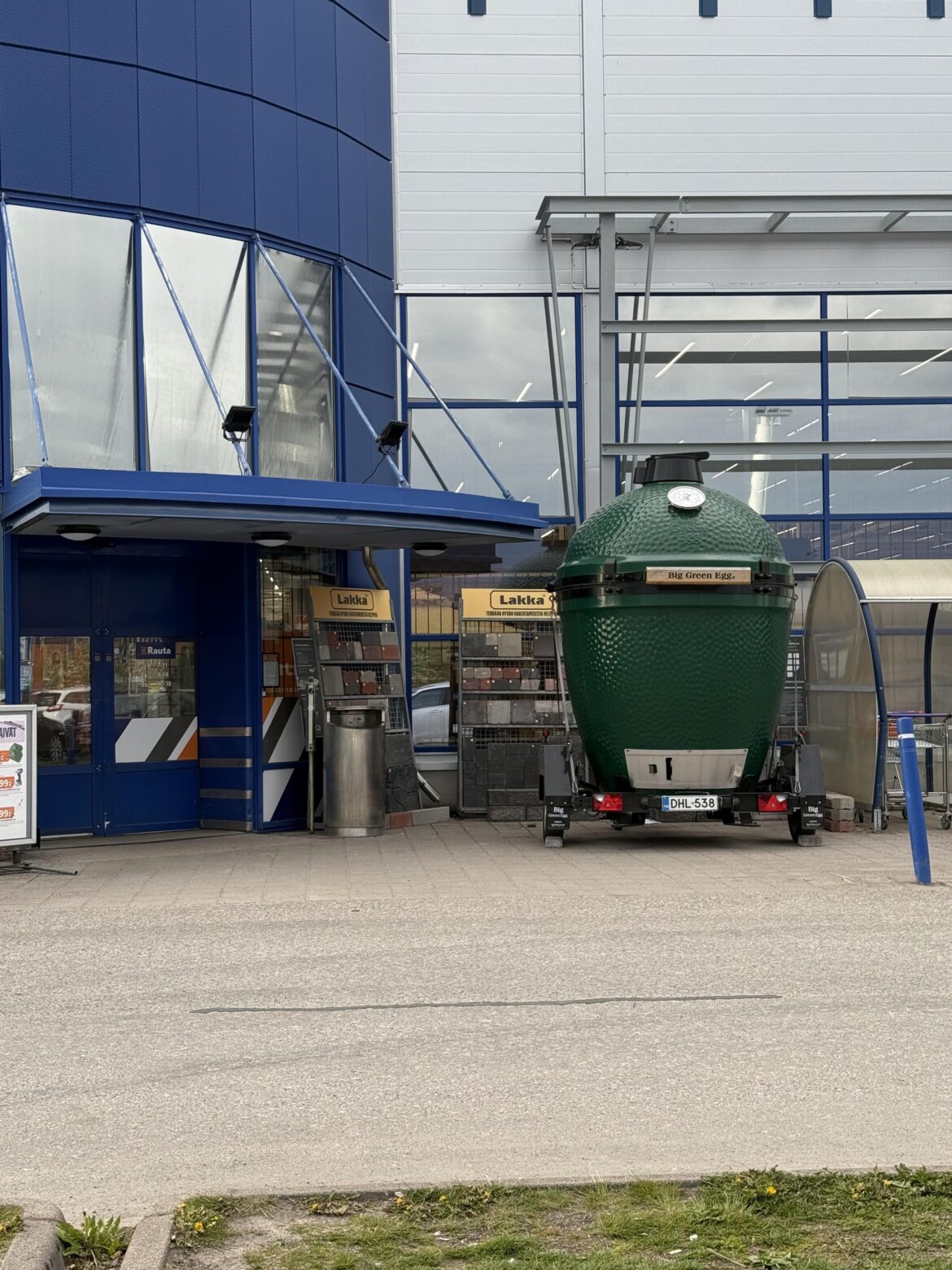 Actual big green egg