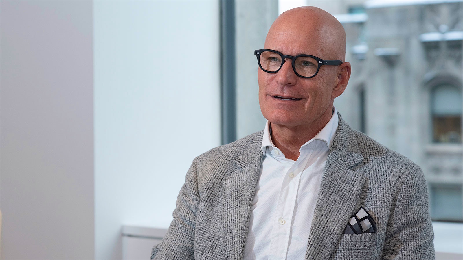  Robert Hanson, CEO of the Duckhorn Portfolio, sits for an interview.