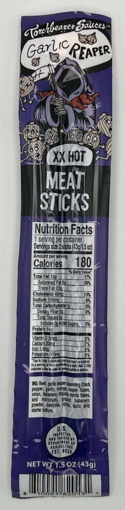 Torchbearer Garlic Reaper Meat Sticks review Torchbearer Garlic Reaper Meat Sticks review