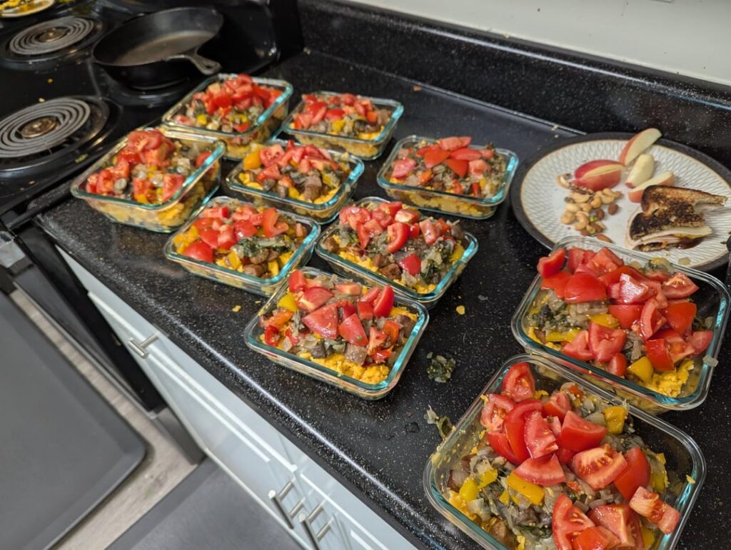 Usually goes into burritos, but Costco is having a sale on glassware so I'm making my life easier.