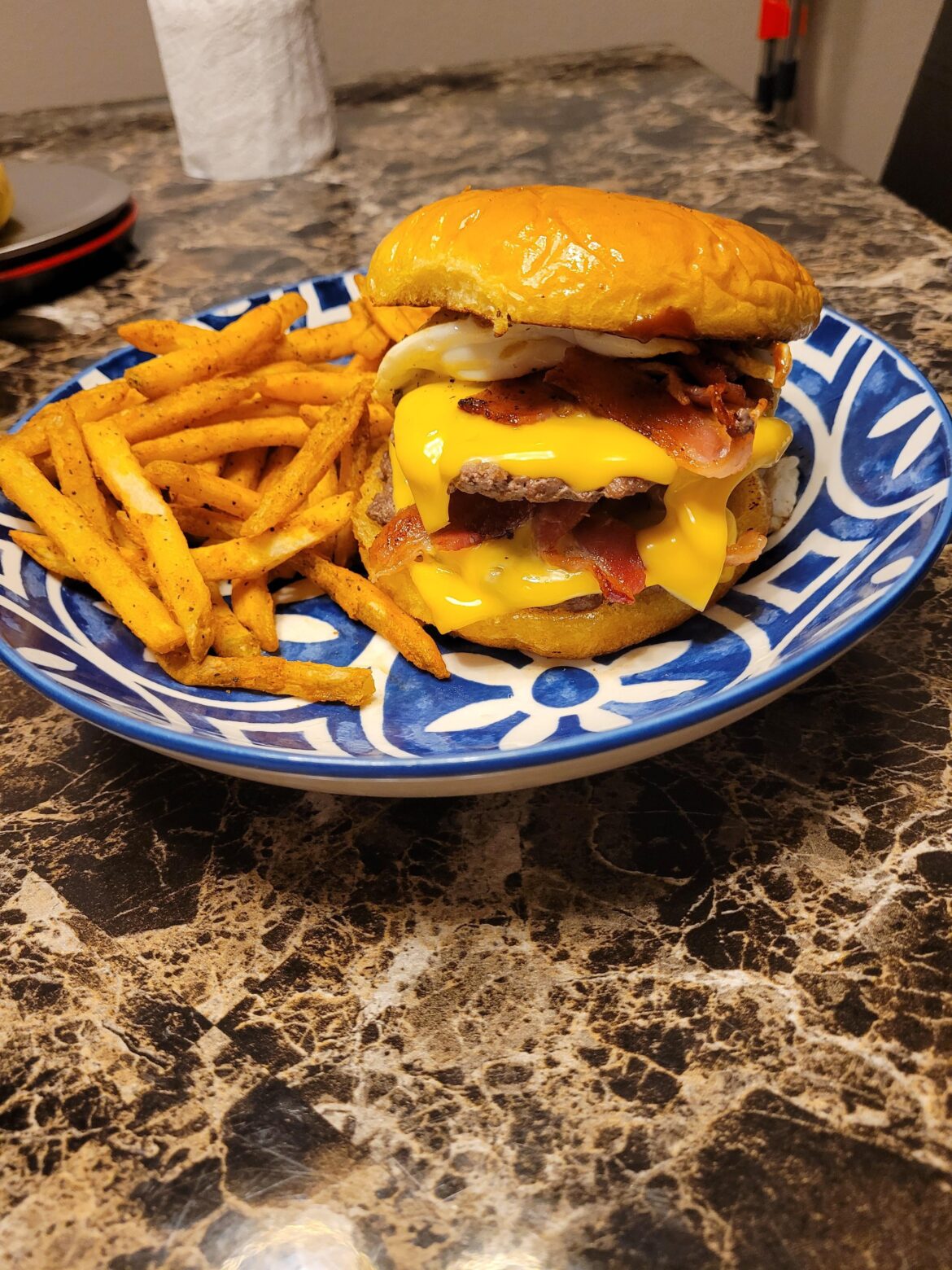 Double bacon cheeseburger