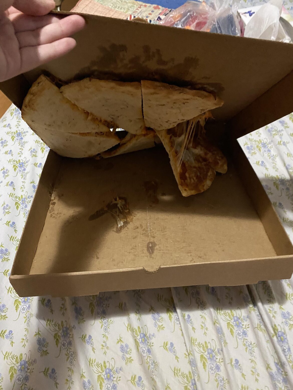 My delivery driver had it upside down