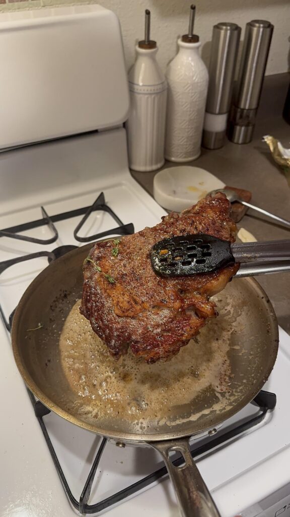 Is this crust acceptable? Prime Ribeye