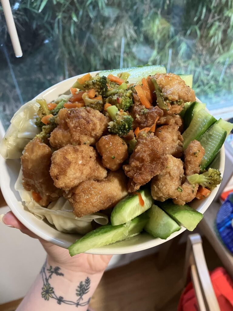 Zero effort dinner for a lazy night