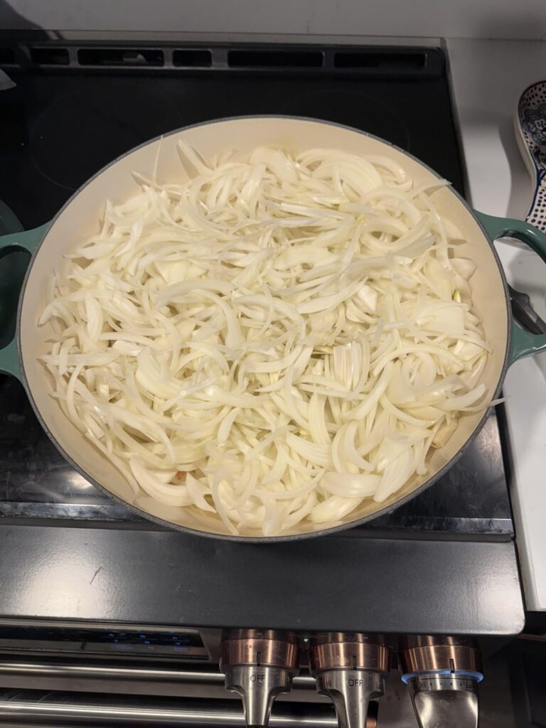 8 onions and 4 hours later