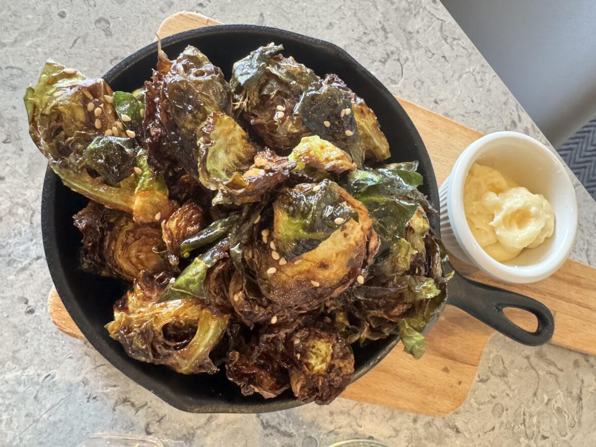 This is so good!! Brussels Sprouts 😋