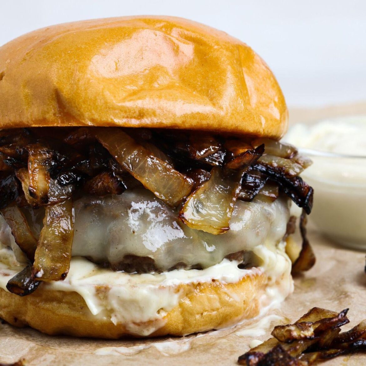 French Onion Soup Burger
