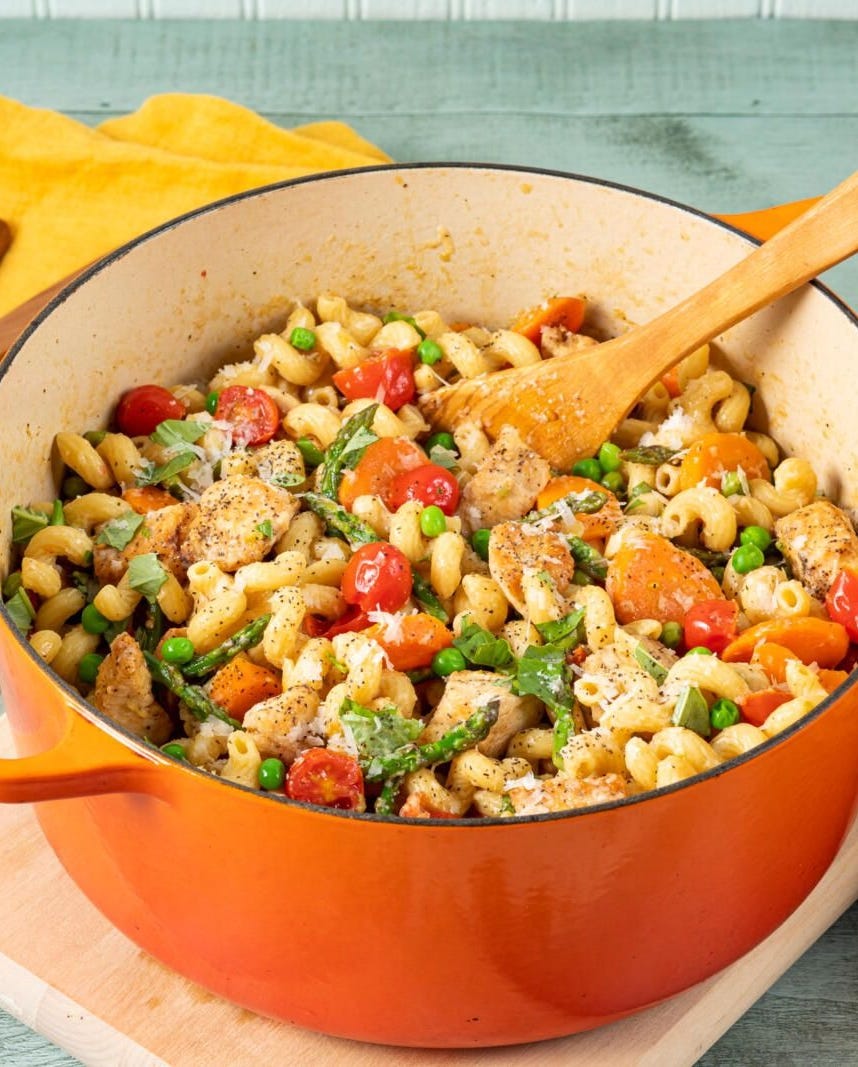 one pot meals chicken primavera