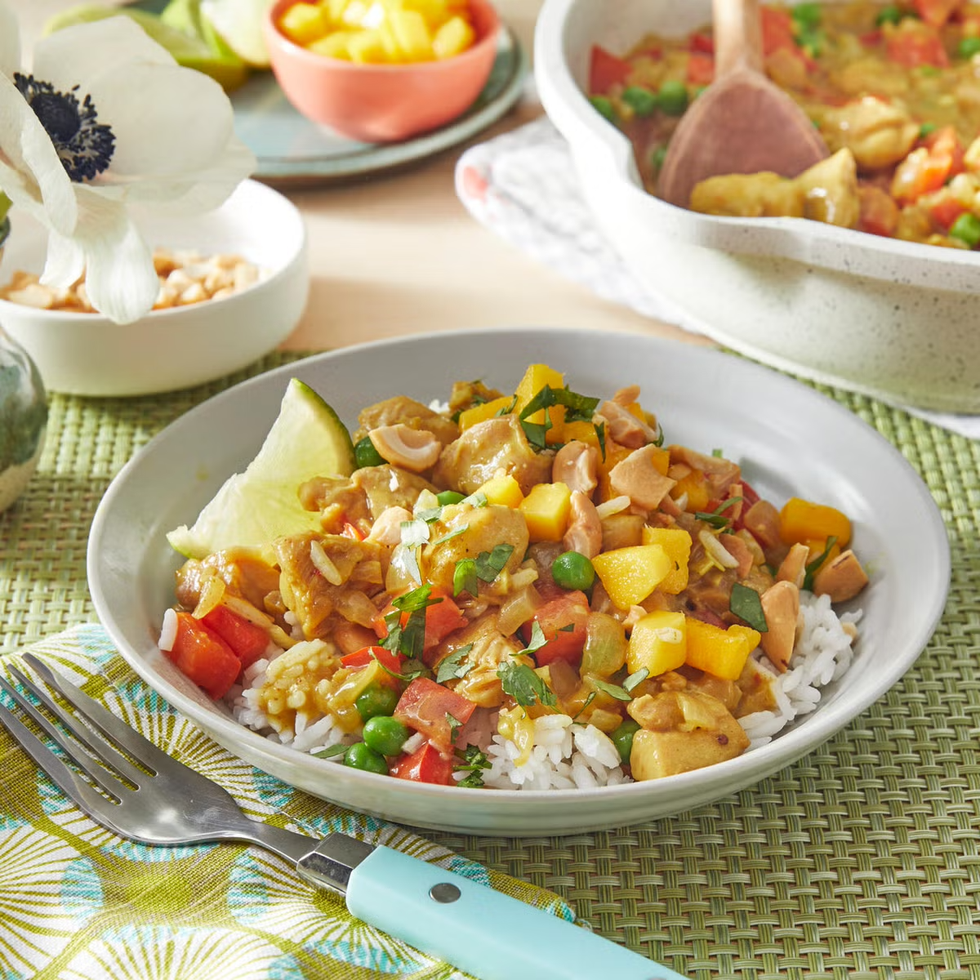 one pot meals coconut chicken curry