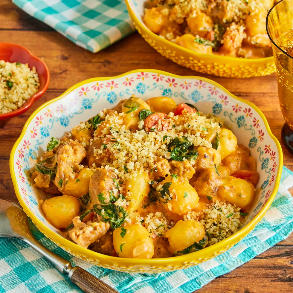 one pot meals one pot sausage gnocchi