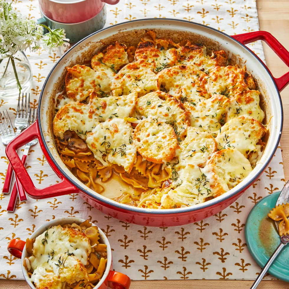 one pot meals french onion pasta