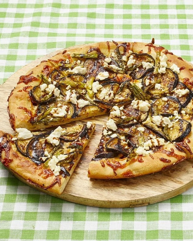 one pot meals roasted veggie castiron pizza
