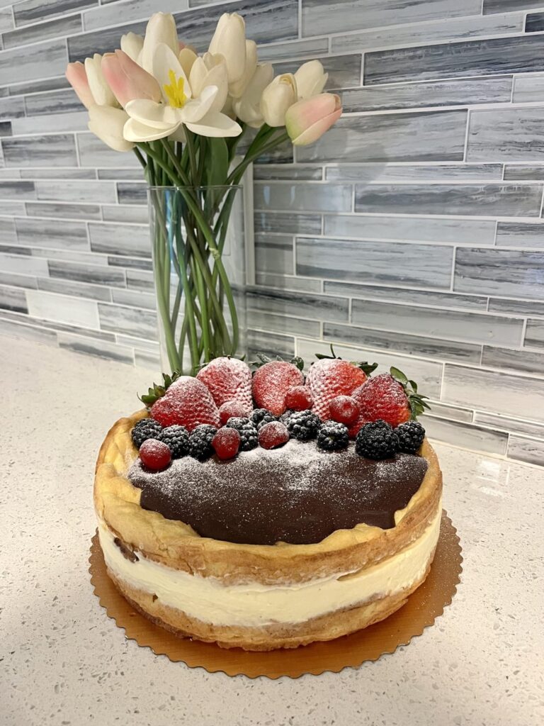 My mom loves eclairs so I made her an eclair cake for Mother’s Day!