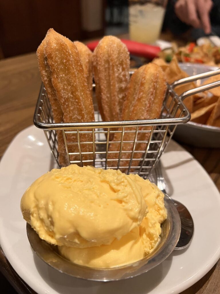 Celebrating cino de mayo with delicious chocolate filled churros 😍