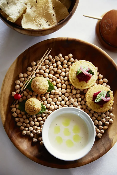 L'Auberge La Fenière The chickpea appears in about 50% of Nadia Sammut's recipes (Credit: L'Auberge La Fenière)