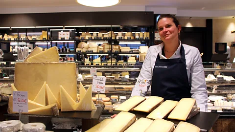Emily Monaco While knowledgeable about aging, Nathalie Quatrehomme focuses on her front-of-the-house role (Credit: Emily Monaco)