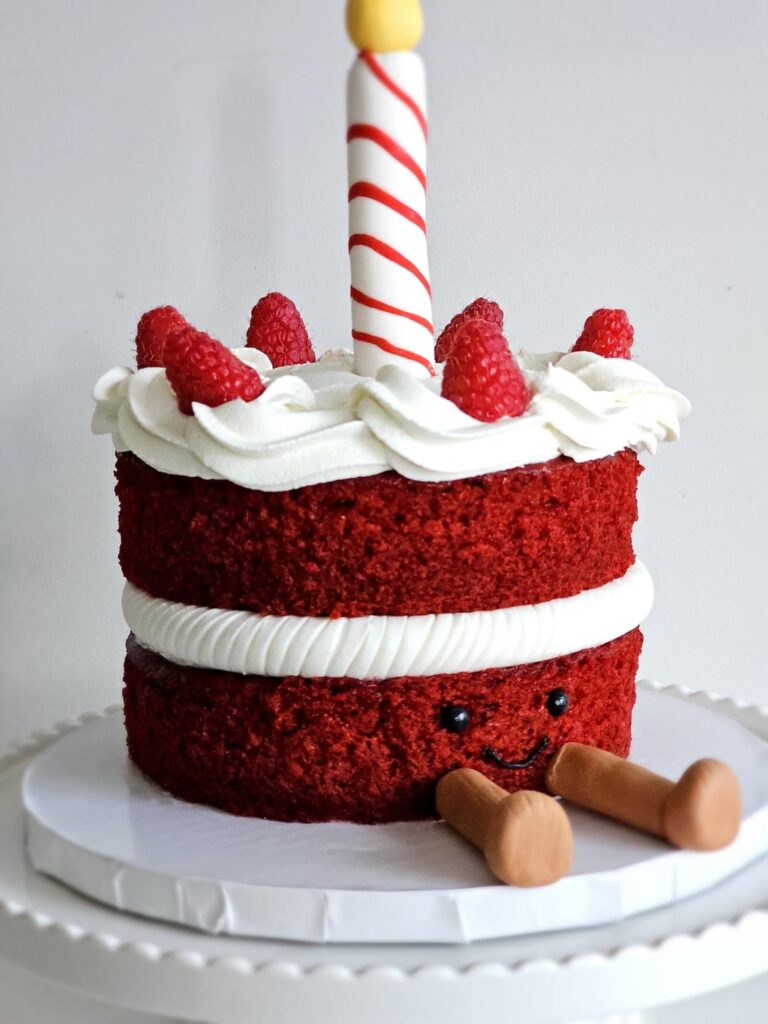 Jellycat inspired red velvet cake ❣️