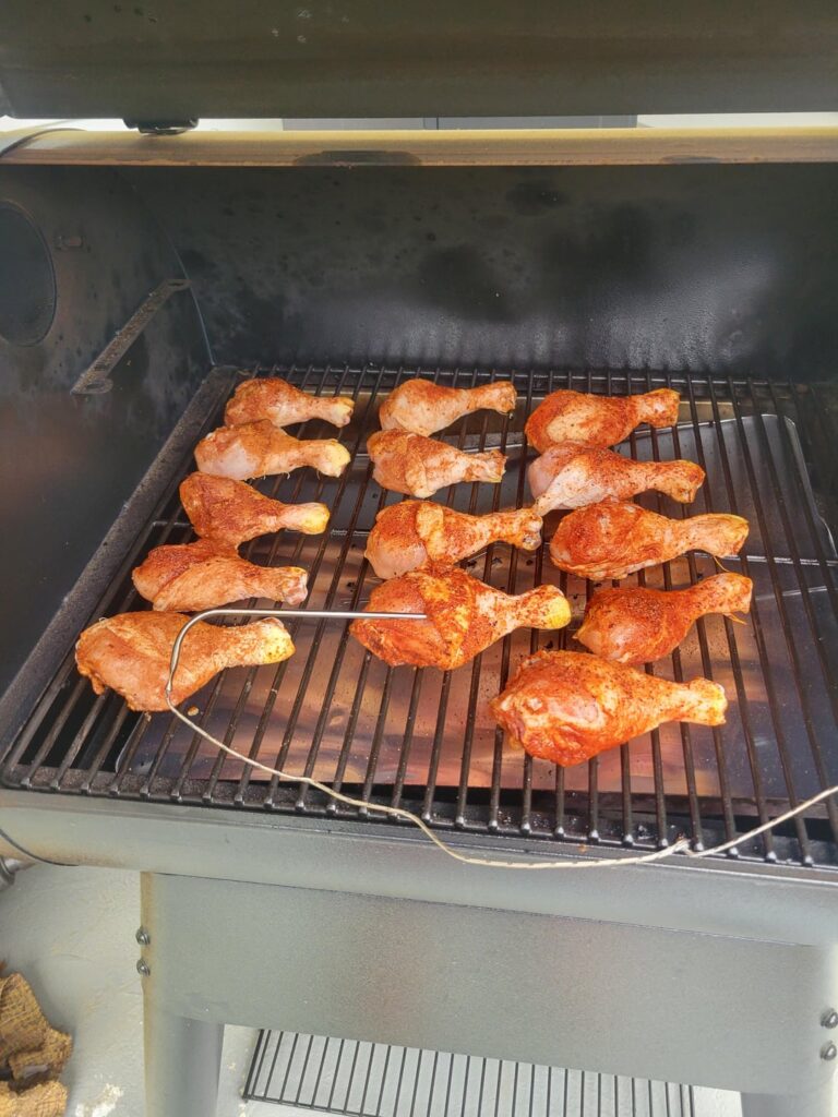 first run at chicken drums