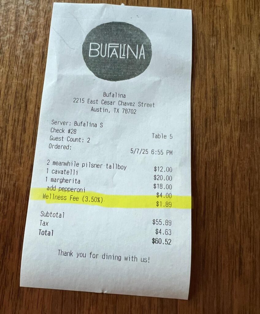 Wellness Fee Wellness Fee