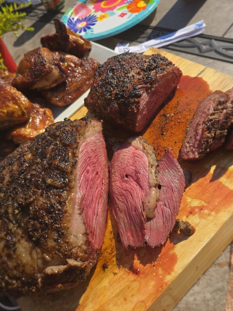 first time smoking tri tip and picanha