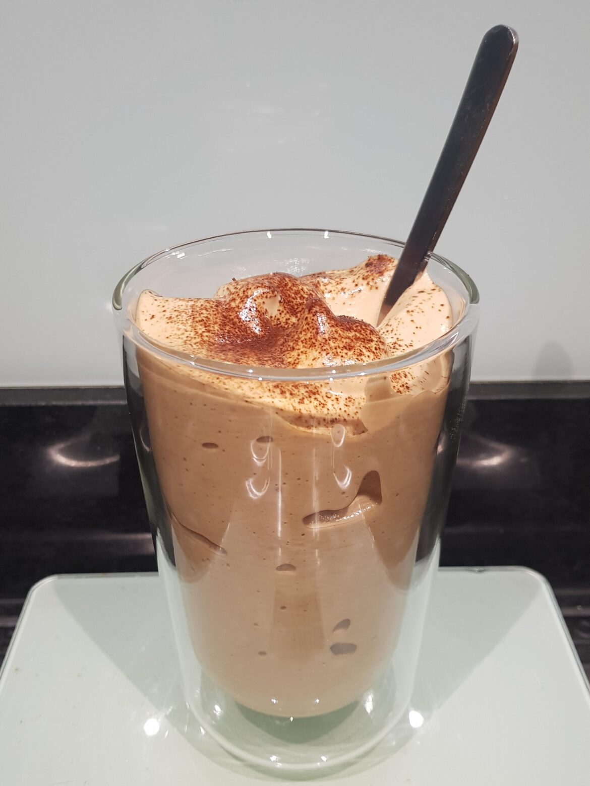 ZERO calorie coffee mousse 🤤