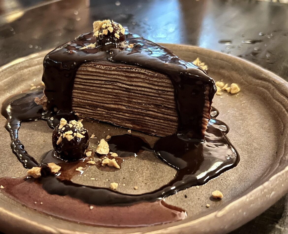 Hazelnut Crepe Cake