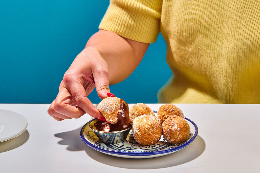 Downloading the Club Prezzo app will get you a free plate of its triple-cooked nutella doughballs
