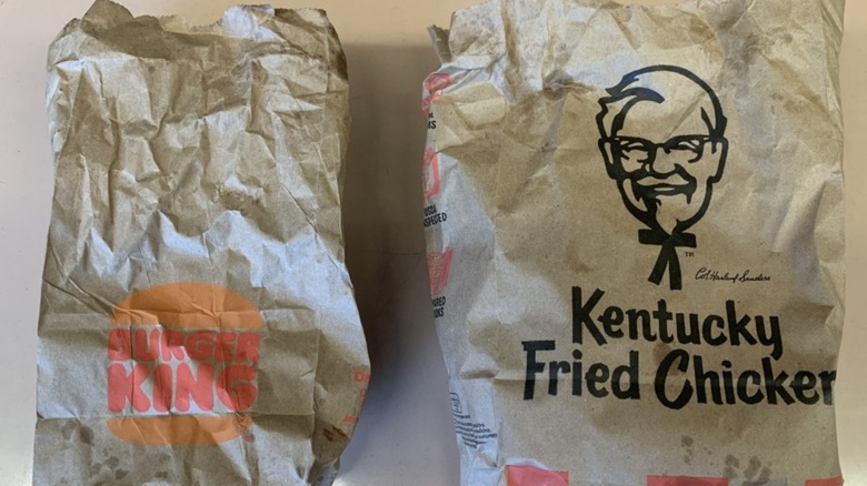 The two logos for the brands, side by side