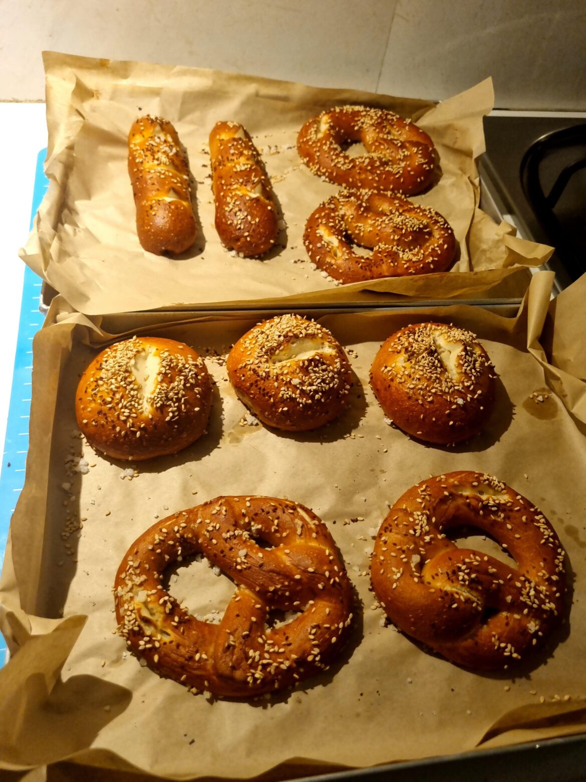 First time pretzels