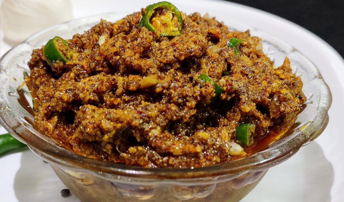 Instant mustard pickle