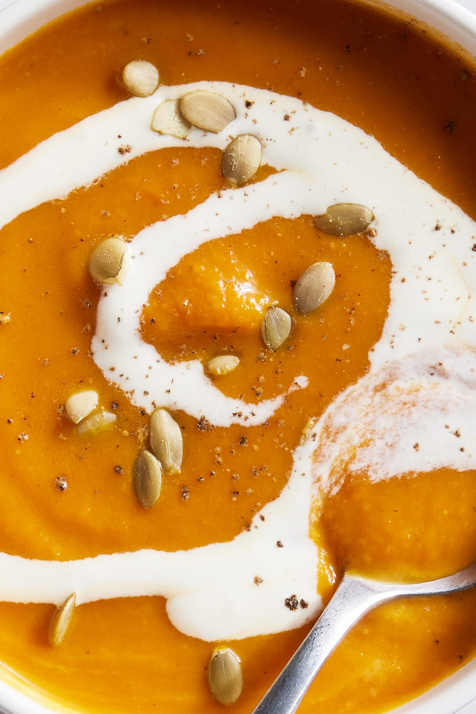 pumpkin soup with cream
