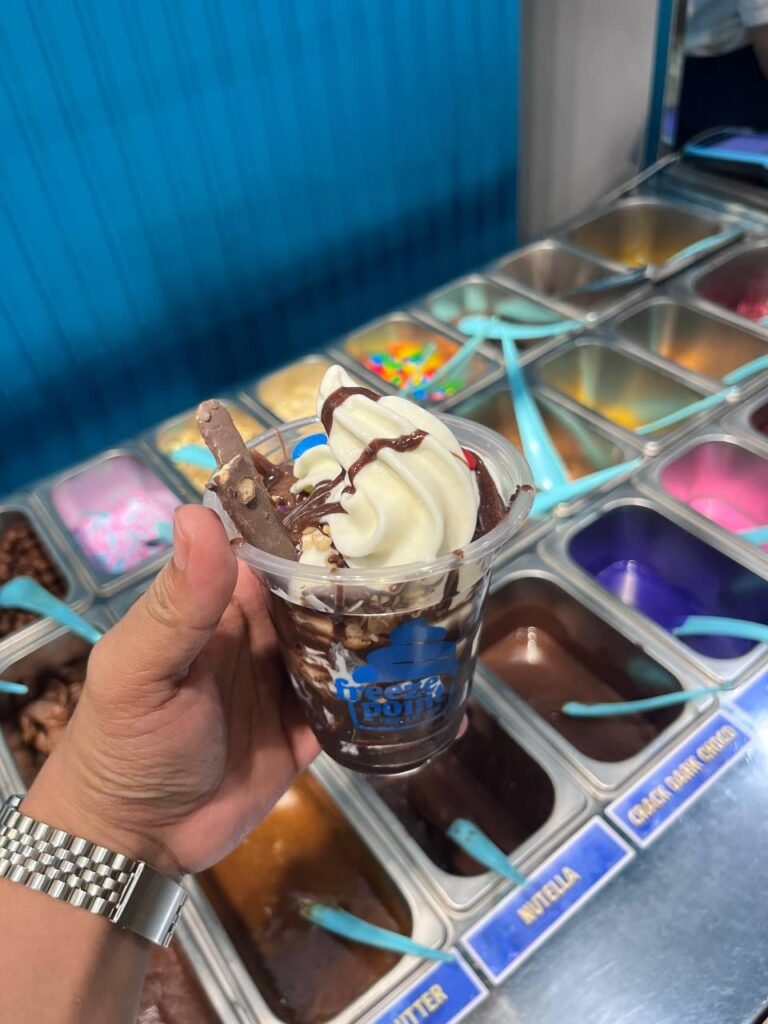 Mixed ice cream and yogurt today... 10/10 would do again