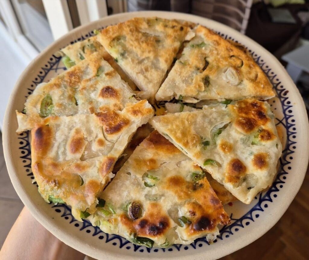 Almost forgot how good these scallion pancakes are