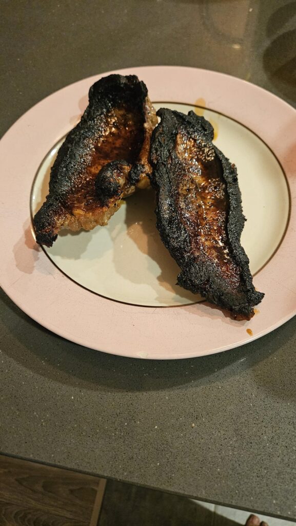 The recipe said to leave it on high without touching for 7 minutes... how could it go so wrong