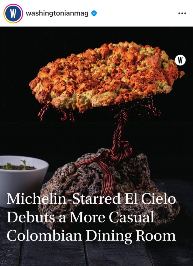 From a recent Washingtonian post on Instagram…