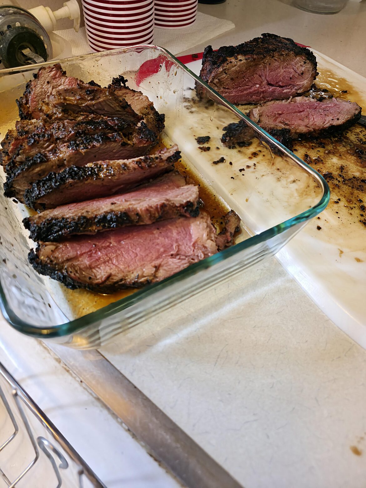 Reverse Seared A Costco Tritip